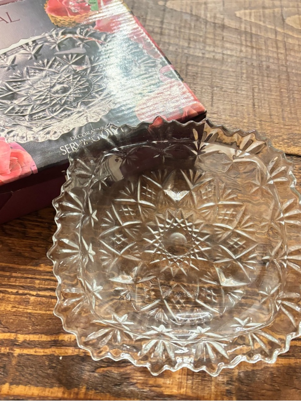 Crystal by Alco Decorative Serving Dish
